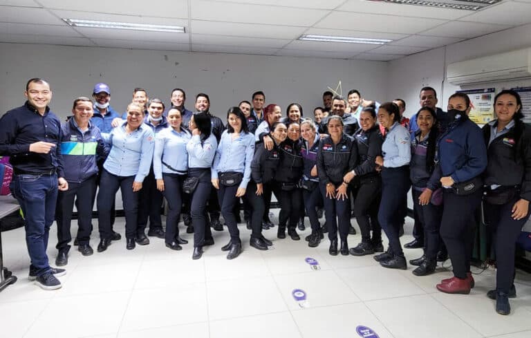 Equipo empresarial en activación